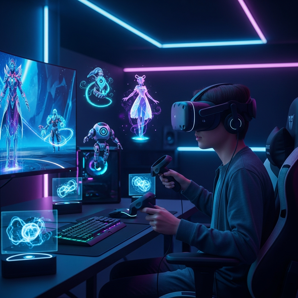 Майбутнє інтерактивних ігор: VR, AR та штучний інтелект