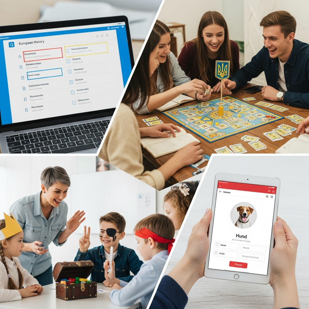 Типи інтерактивних вправ: від онлайн-платформ до ігор